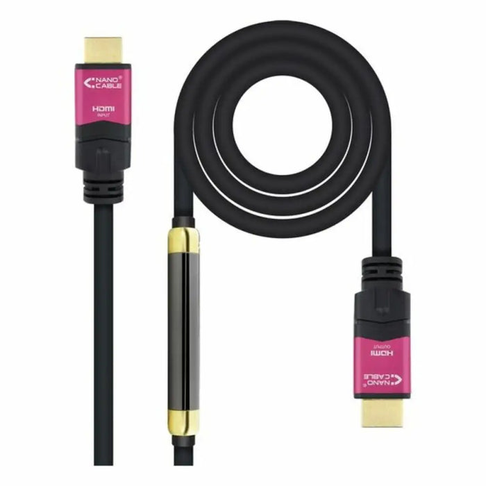 HDMI Cable NANOCABLE 10.15.3725 Black 25 m - Адаптери<<<Компютър Кабели и адаптери<<<Компютри| Електроника<<<BigBuy