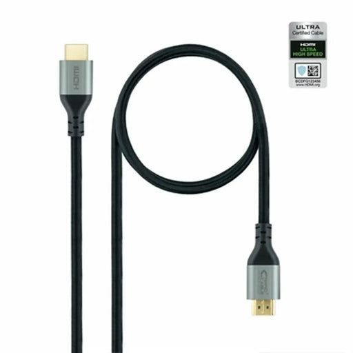 HDMI Cable NANOCABLE 10.15.8102 Black 2 m - Компютър Кабели и адаптери<<<Компютри|