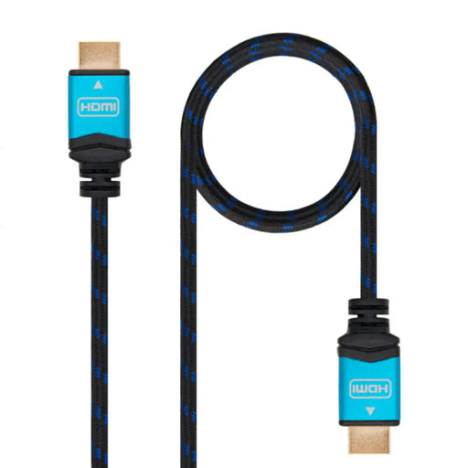 HDMI Cable TooQ 10.15.37 V2.0 Black Blue - Електроника Телевизори<<<Компютри| Електроника<<<BigBuy&&&Аудио и Видео
