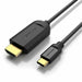 HDMI Cable Vention CGUBH 2 m Black Golden - Компютър Кабели и адаптери<<<Компютри|