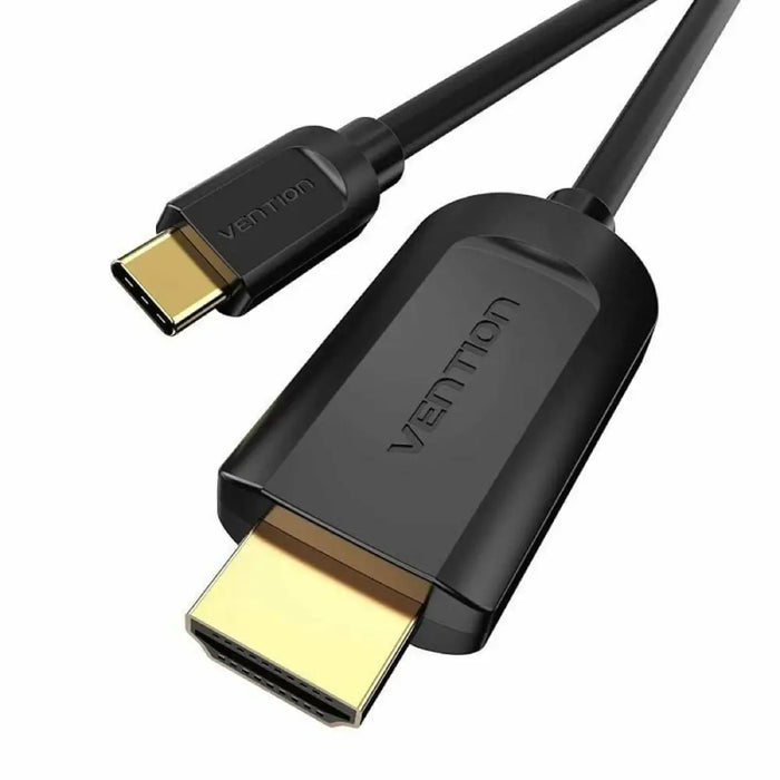 HDMI Cable Vention CGUBH 2 m Black Golden - Компютър Кабели и адаптери<<<Компютри|