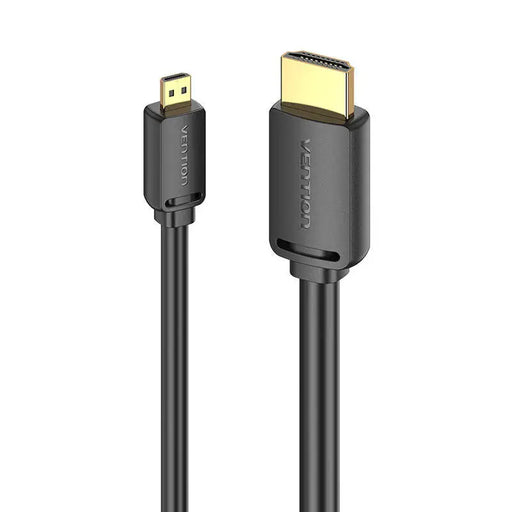 HDMI-D Male to HDMI-A Male Cable Vention AGIBF 1m 4K 60Hz (Black) - Video cables<<<Cables<<<IT