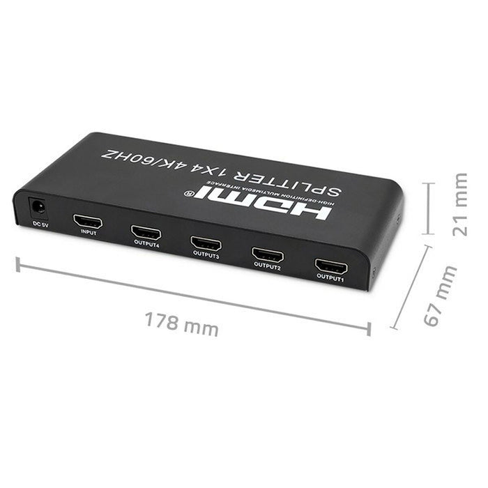 HDMI switch Qoltec 51799 Black - Адаптери<<<Компютър Кабели и адаптери<<<Компютри|