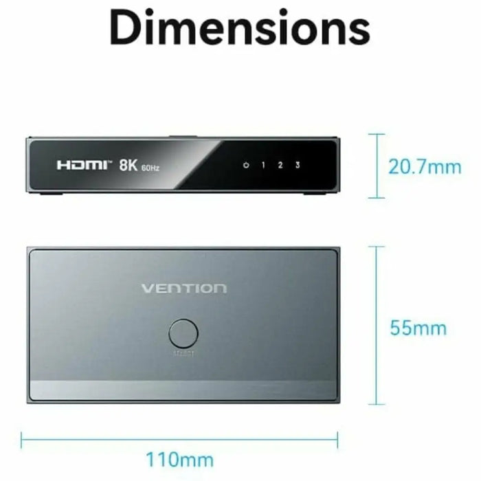 HDMI switch Vention AKRH0 - Електроника Телевизори<<<Компютри| Електроника<<<BigBuy&&&Аудио и Видео