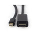 HDMI to DVI adapter GEMBIRD *Mini DisplayPort cable to HDMI 4K 1.8m 1,8 m - Компютър Кабели и адаптери<<<Компютри|