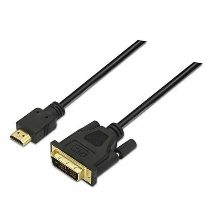 HDMI to DVI Cable NANOCABLE 10.15.0502 1,8 m Black 1,8 m - Електроника Телевизори<<<Компютри|