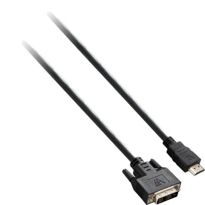 HDMI to DVI Cable V7 V7E2HDMIDVID-02M Black 2 m - Компютър Кабели и адаптери<<<Компютри|