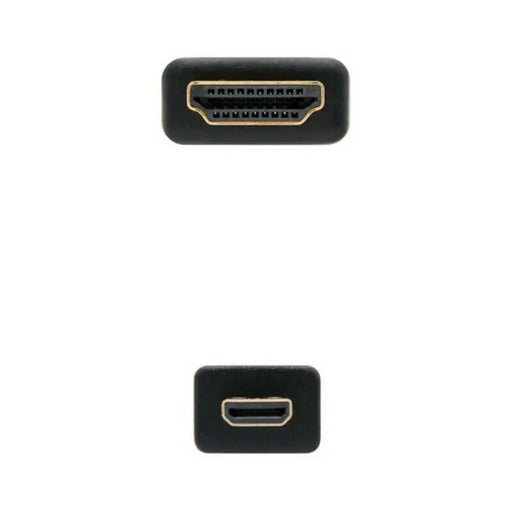 HDMI to Micro HDMI Cable NANOCABLE 10.15.3501 Black (0,8 m) - Електроника Телевизори<<<Компютри|