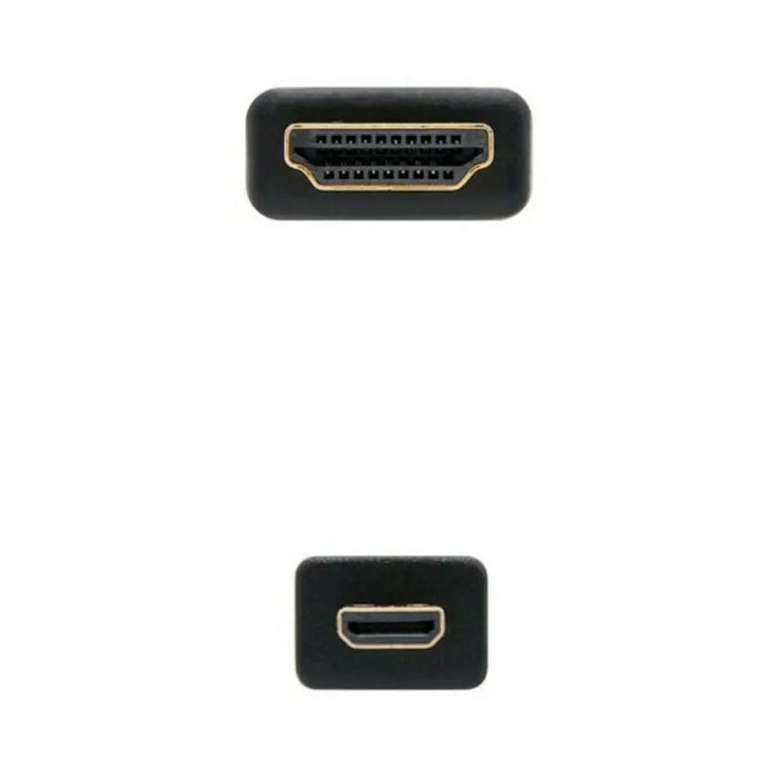 HDMI to Micro HDMI Cable NANOCABLE 10.15.3501 Black (0,8 m) - Електроника Телевизори<<<Компютри|