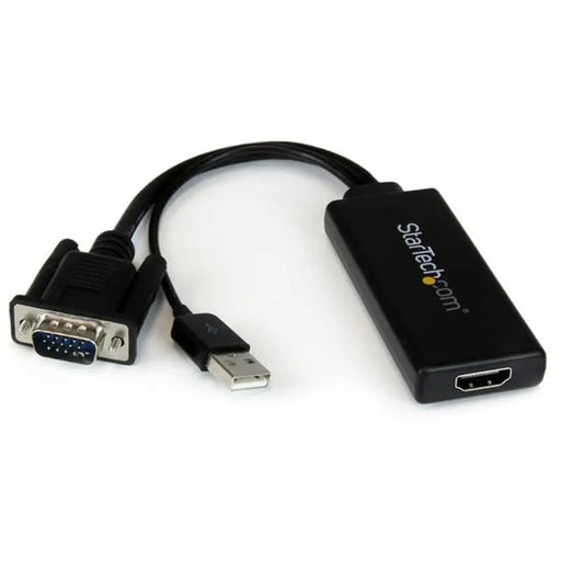 HDMI to VGA Adapter Startech VGA2HDU Black - Компютър Кабели и адаптери<<<Компютри|
