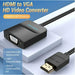 HDMI to VGA Adapter Vention 42154 Black 15 cm - Компютър Кабели и адаптери<<<Компютри|