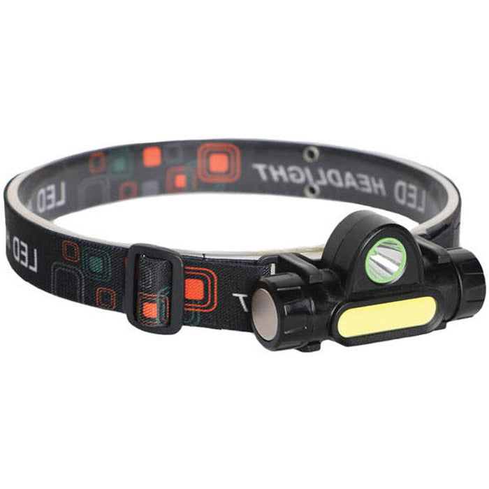 HEADLIGHT 3W 120LM USB 1200MAH LI-ION BATTERY VITO - Фенери<<<Батерии и фенери<<<Осветление<<<Praktiker