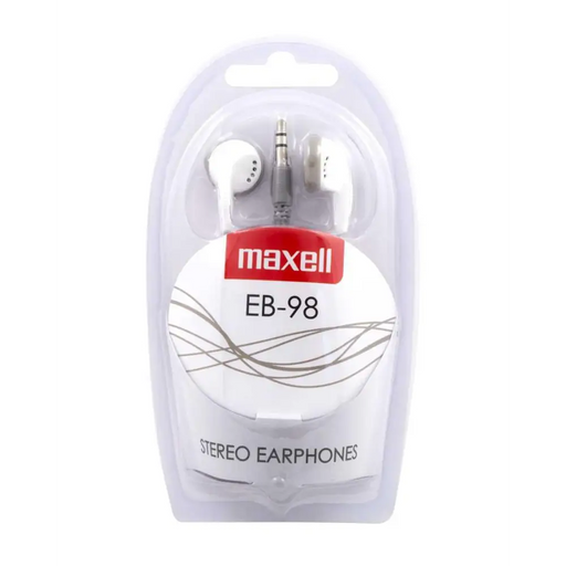 Headphone plugs MAXELL EB-98 white - Слушалки (тапи)<<<Компютърна периферия<<<ValiAPI