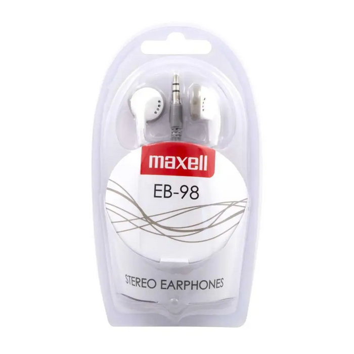 Headphone plugs MAXELL EB-98 white - Слушалки (тапи)<<<Компютърна периферия<<<ValiAPI