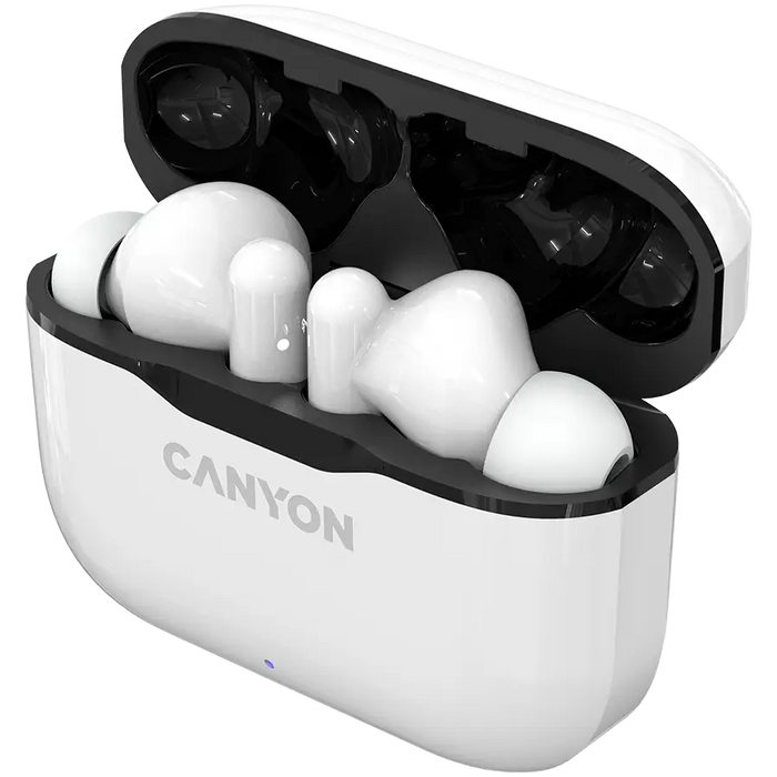 Headphones CANYON CNE-CBTHS3W - Аудио слушалки<<<Телефони и таблети<<<TechMart&&&Слушалки<<<Аудио<<<ТВ Аудио