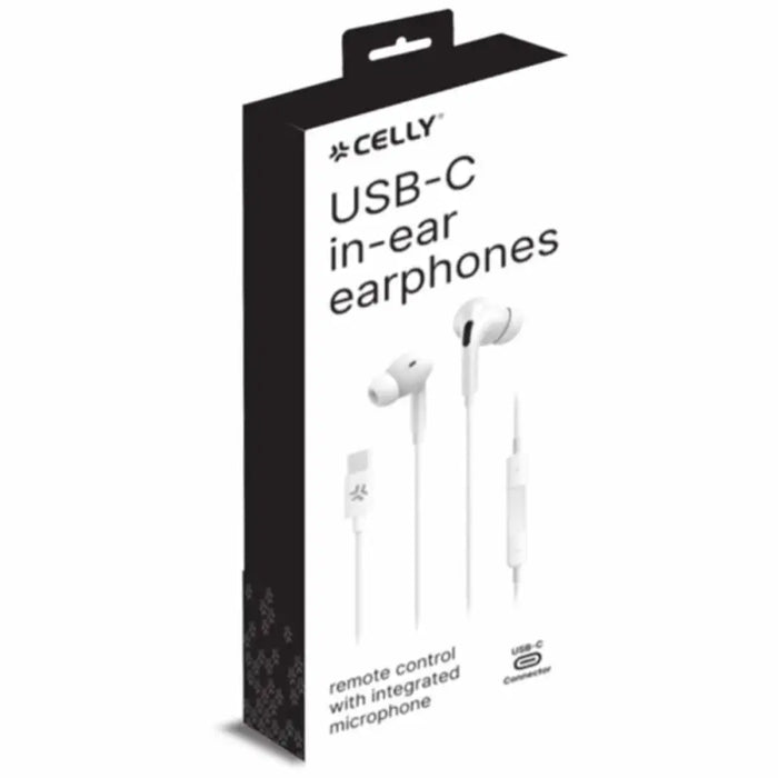 Headphones Celly UP1200TYPECWH White - Електроника Периферни и резервни части<<<Компютри|