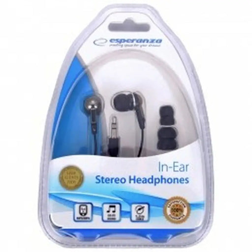Headphones Esperanza EH125 Black Graphite - Микрофони и слушалки<<<Електроника Периферни и резервни части<<<Компютри|