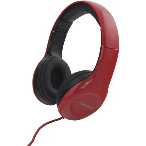 Headphones Esperanza EH138R Black Red - HeadphonesPER-SLU<<<Input / Output DevicesPER<<<ActionPL&&&Електроника