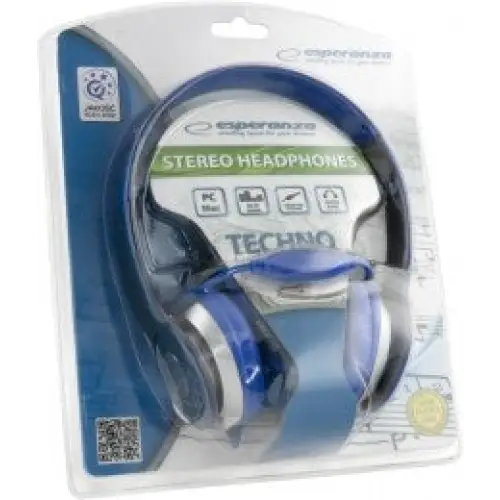 Headphones Esperanza EH145B Blue - HeadphonesPER-SLU<<<Input / Output DevicesPER<<<ActionPL&&&Електроника Периферни и