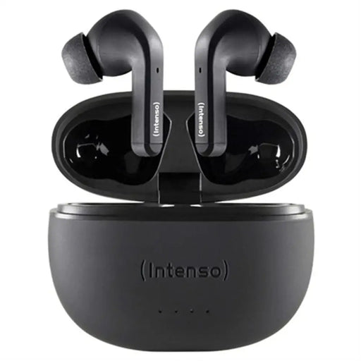 Headphones INTENSO 3720300 Black - Електроника Периферни и резервни части<<<Компютри| Електроника<<<BigBuy&&&Микрофони