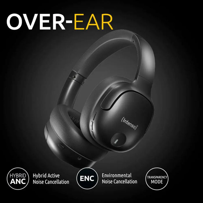 Headphones INTENSO O400HA Black - Микрофони и слушалки<<<Електроника Периферни и резервни части<<<Компютри|