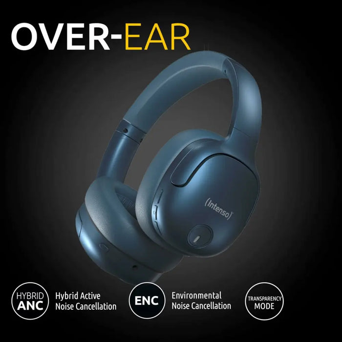 Headphones INTENSO O400HA Blue - Микрофони и слушалки<<<Електроника Периферни и резервни части<<<Компютри|
