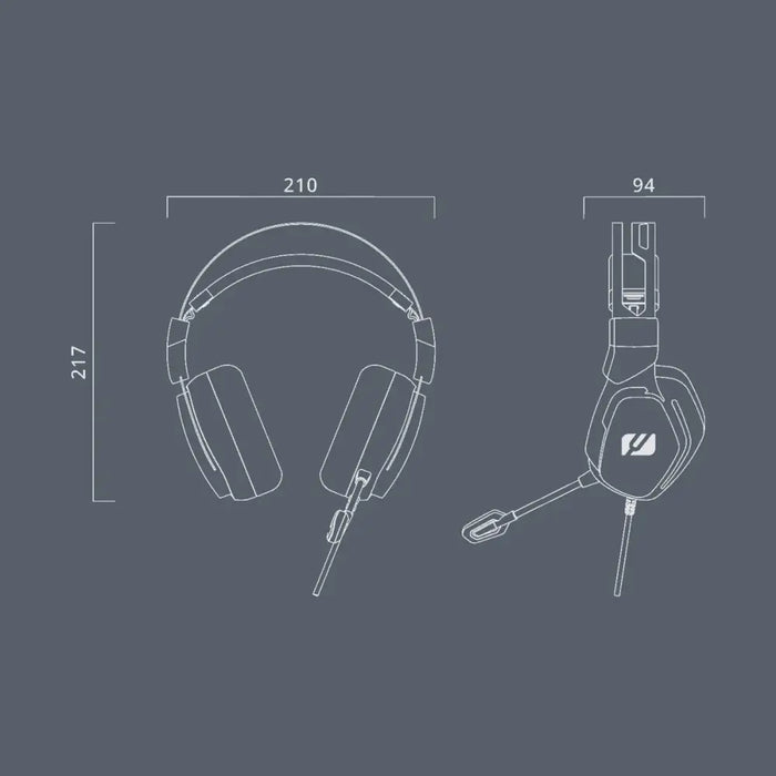 Headphones Muse M-230 GH Black - Електроника Периферни и резервни части<<<Компютри| Електроника<<<BigBuy&&&Микрофони и