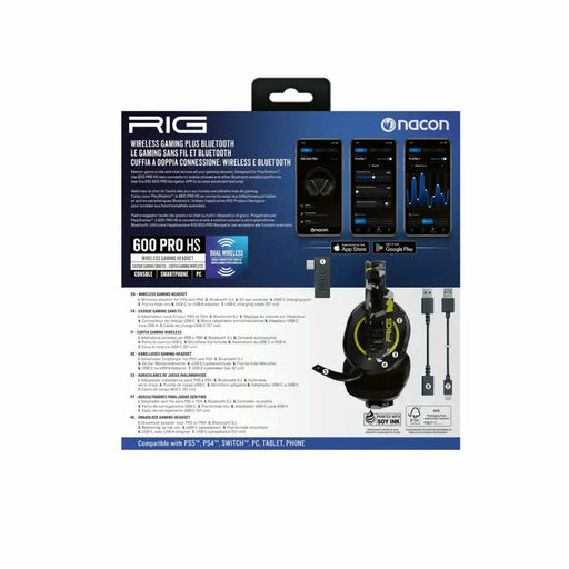 Headphones Nacon RIG600PROHSACID - Електроника Периферни и резервни части<<<Компютри| Електроника<<<BigBuy&&&Микрофони