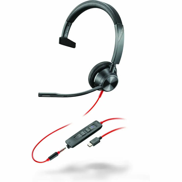 Headphones Poly 8X218AA Black - Електроника Периферни и резервни части<<<Компютри| Електроника<<<BigBuy&&&Микрофони и