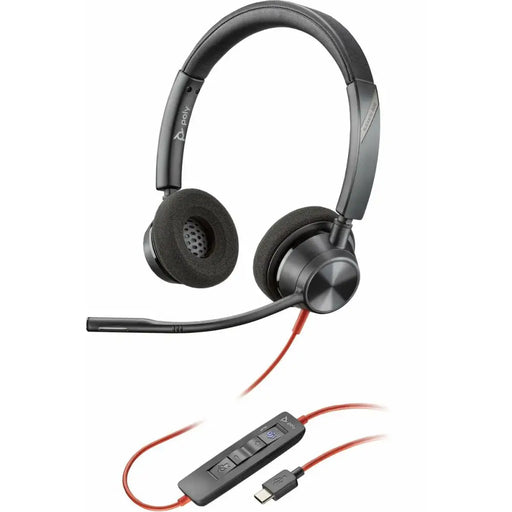 Headphones Poly BW 3320 Black - Електроника Периферни и резервни части<<<Компютри| Електроника<<<BigBuy&&&Микрофони и