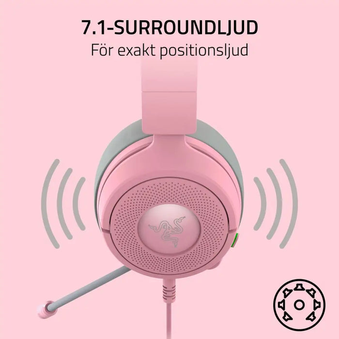 Headphones Razer RZ04-05350100-R3M1 Pink - Електроника Периферни и резервни части<<<Компютри|