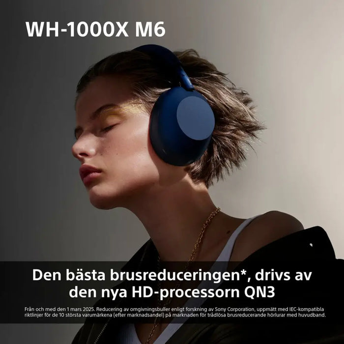 Headphones Sony WH1000XM6B.CE7 Black - Микрофони и слушалки<<<Електроника Периферни и резервни части<<<Компютри|