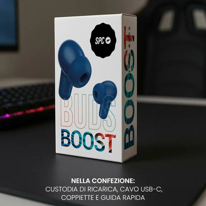 Headphones SPC SPC 4630E BOOST BUDS ROYALE Blue - Електроника Периферни и резервни части<<<Компютри|