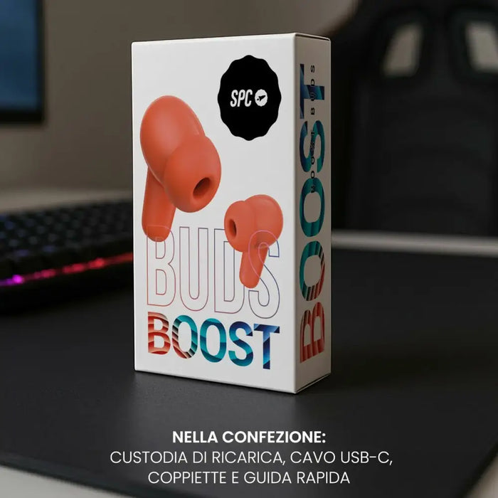 Headphones SPC SPC 4630P BOOST BUDS IMPOSTER Red - Електроника Периферни и резервни части<<<Компютри|