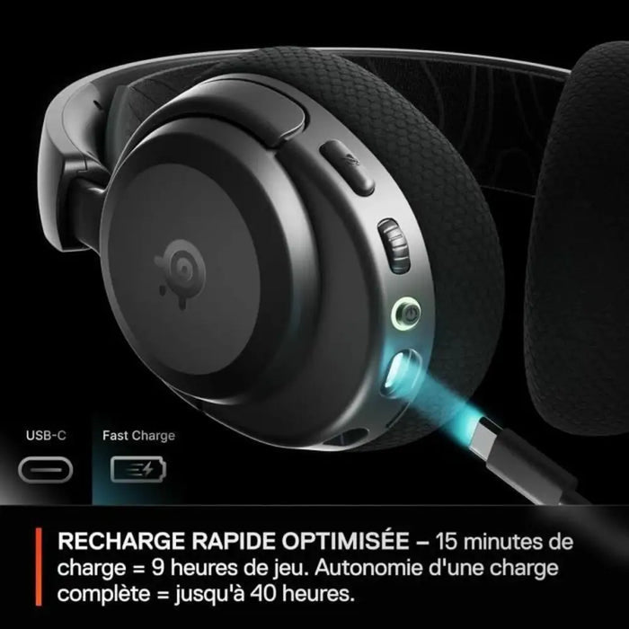 Headphones SteelSeries Arctis Nova 3XW Black - Микрофони и слушалки<<<Електроника Периферни и резервни