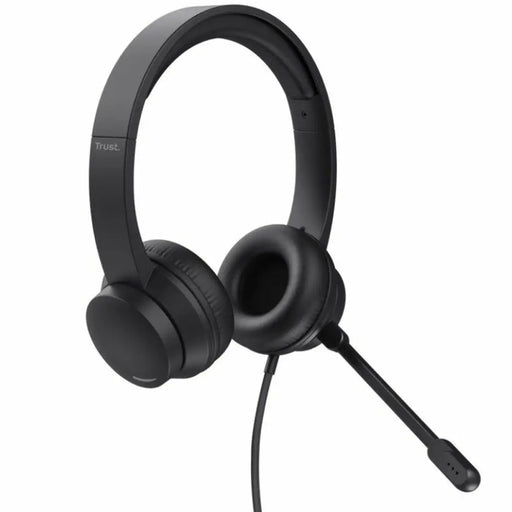 Headphones Trust HS-150 Black - Електроника Периферни и резервни части<<<Компютри| Електроника<<<BigBuy&&&Микрофони и