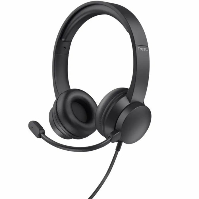 Headphones Trust HS-150 Black - Електроника Периферни и резервни части<<<Компютри| Електроника<<<BigBuy&&&Микрофони и
