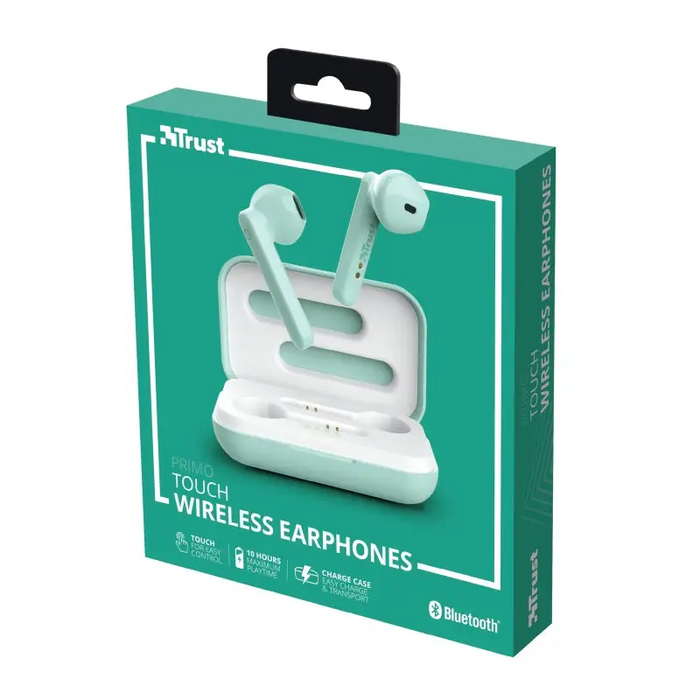 Headphones Trust PRIMO TOUCH BT MINT Bluetooth IN-EAR (PLUGS) - Headsets<<<TRUST компютърна периферия и