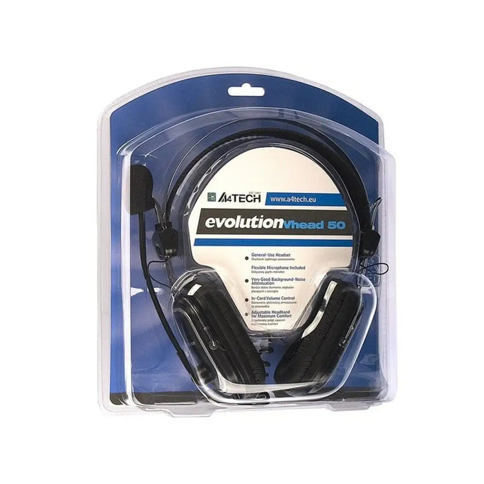 Headphones with Microphone A4 Tech EVO Vhead 50 Black - Слушалки с Микрофон<<<Електроника Телефони и