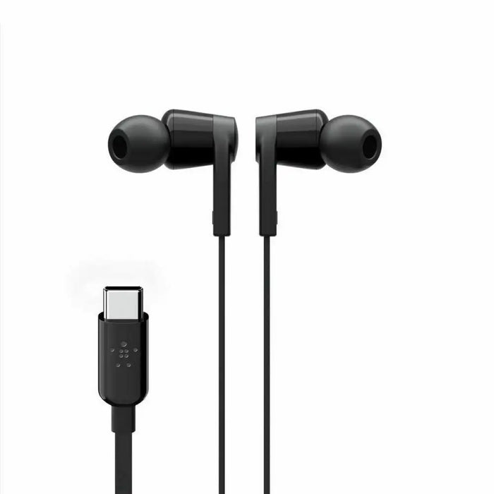 Headphones with Microphone Belkin G3H0002btBLK Black - Електроника Периферни и резервни части<<<Компютри|