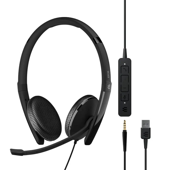 Headphones with Microphone Epos 1000916 Black - HeadphonesPER-SLU<<<Input / Output DevicesPER<<<ActionPL&&&Електроника