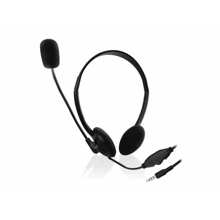 Headphones with Microphone Ewent EW3567 Black (1 Unit) - Електроника Периферни и резервни части<<<Компютри|