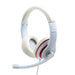 Headphones with Microphone GEMBIRD MHS-03-WTRD White - Електроника Телефони и таблети<<<Компютри|