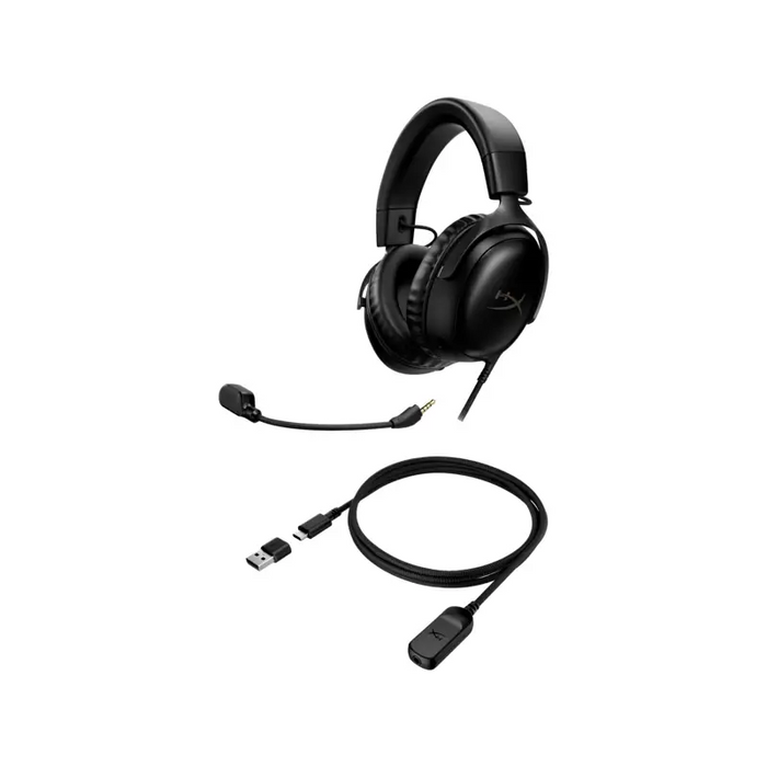 Headphones with Microphone HyperX Cloud III Black - Геймърски слушалки<<<Геймърска периферия<<<ValiAPI&&&Електроника