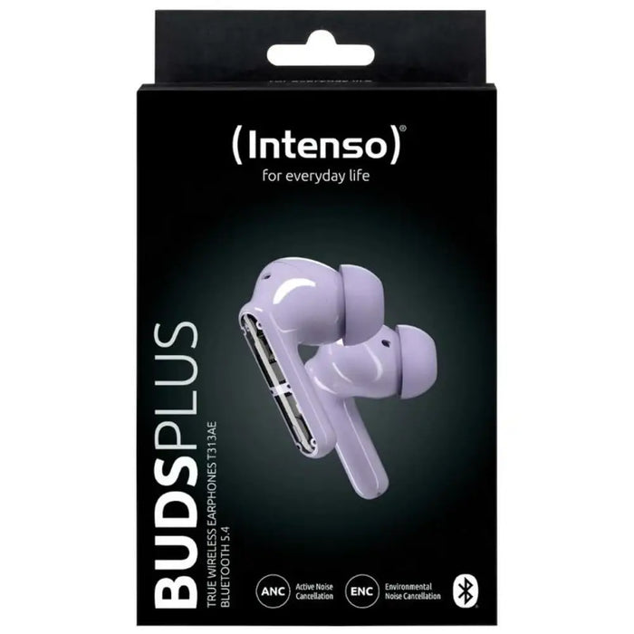 Headphones with Microphone INTENSO Buds Plus Purple - Електроника Периферни и резервни части<<<Компютри|