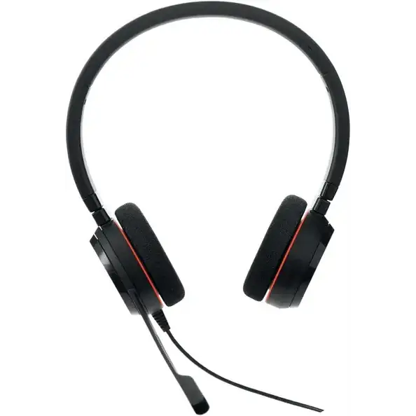 Headphones with microphone Jabra Evolve 20 MS Stereo USB-C/А Adapter - Слушалки<<<Компютърна