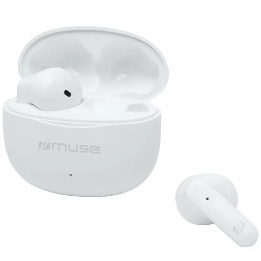 Headphones with Microphone Muse M270TWS BLANCO White - Електроника Периферни и резервни части<<<Компютри|