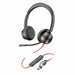 Headphones with Microphone Poly 8X225AA Black - Електроника Периферни и резервни части<<<Компютри|