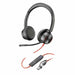 Headphones with Microphone Poly 8X225AA Black - Електроника Периферни и резервни части<<<Компютри|