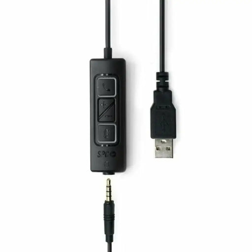 Headphones with Microphone SPC Brave Pro Black - Електроника Периферни и резервни части<<<Компютри|